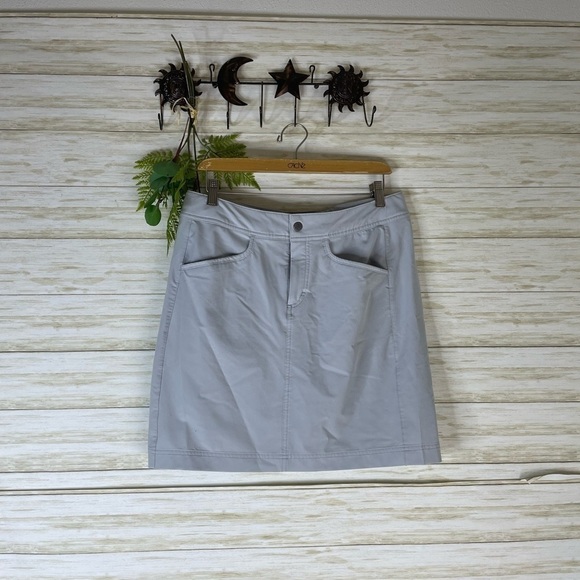 Royal Robbins Light Gray Athletic Trim Fit Skirt Skort - Picture 1 of 5